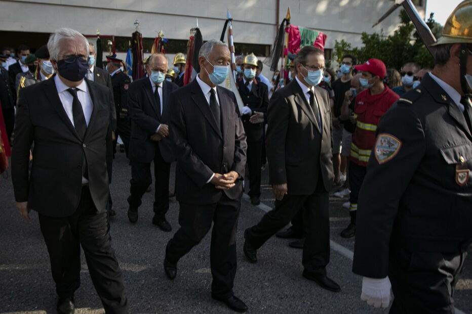 Centenas de pessoas no funeral do bombeiro de Miranda do Corvo