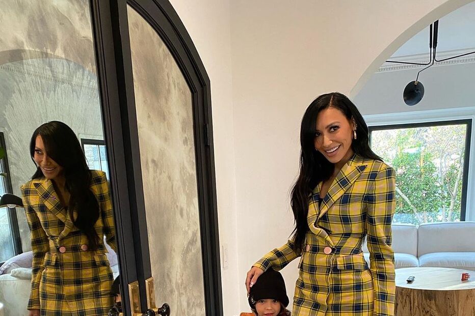 Naya Rivera com o filho