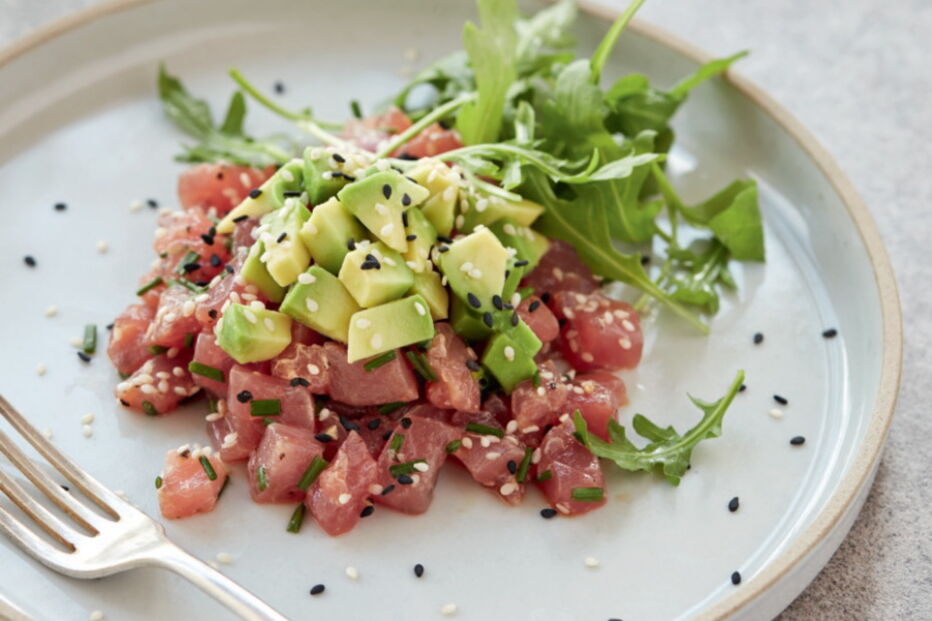 Receita de tártaro de atum com abacate, por Gordon Ramsey