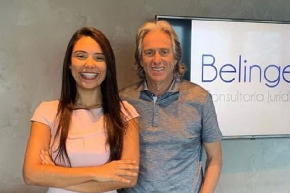 Jorge Jesus com Ana Paula