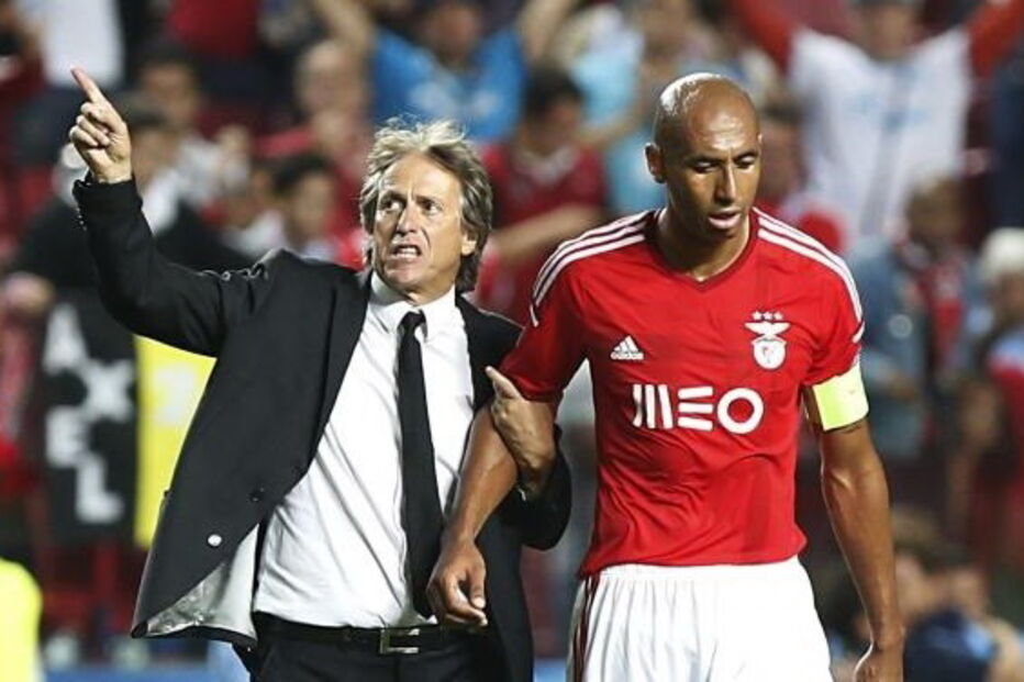 Jorge Jesus treinou Luisão durante as seis épocas em que trabalhou no Benfica