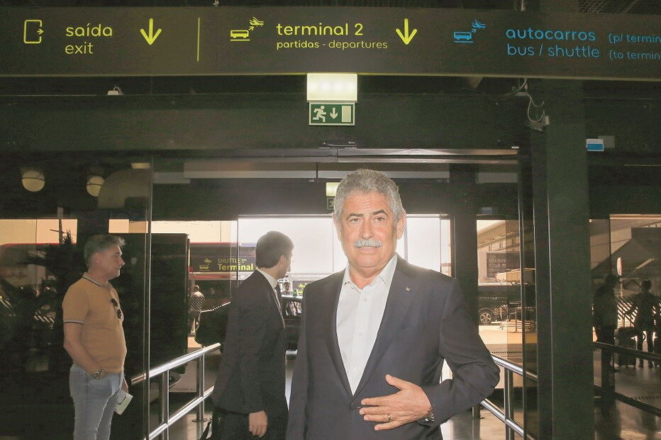 Luís Filipe Vieira  tem previsto viajar nas próximas horas para o Brasil 