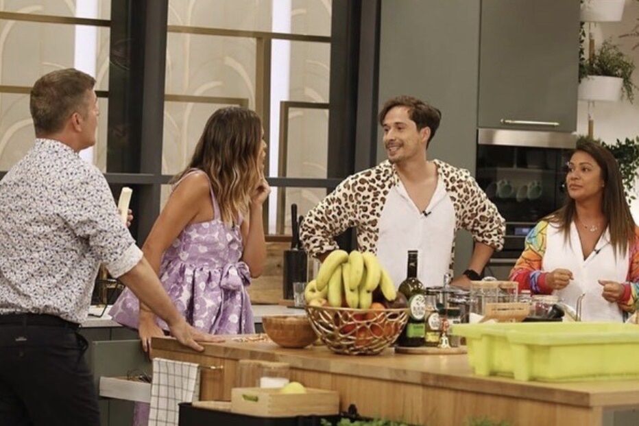 Diana Chaves e João Baião apresentaram o programa 'Casa Feliz'