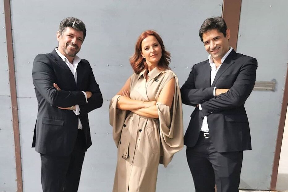 Cristina Ferreira ao lado de João Patrício e André Manso