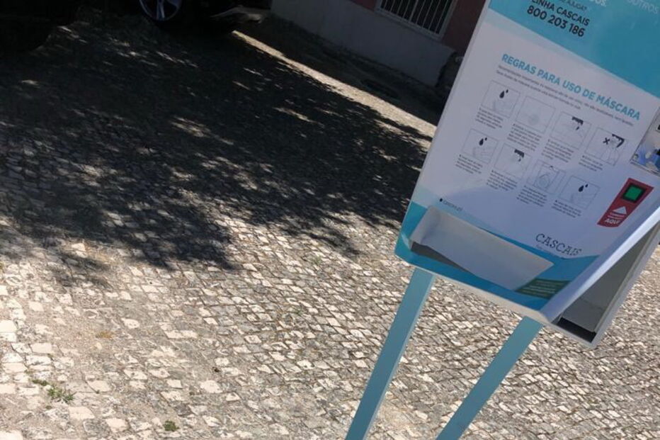 Vandalizadas em Cascais mais de 200 máquinas de venda de máscaras contra coronavírus