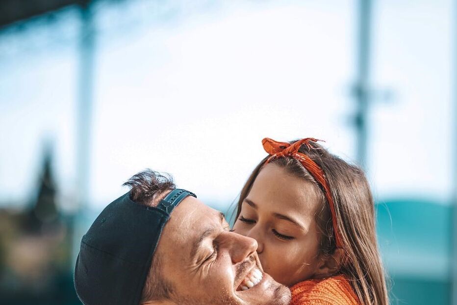 Pedro Teixeira e a filha Maria