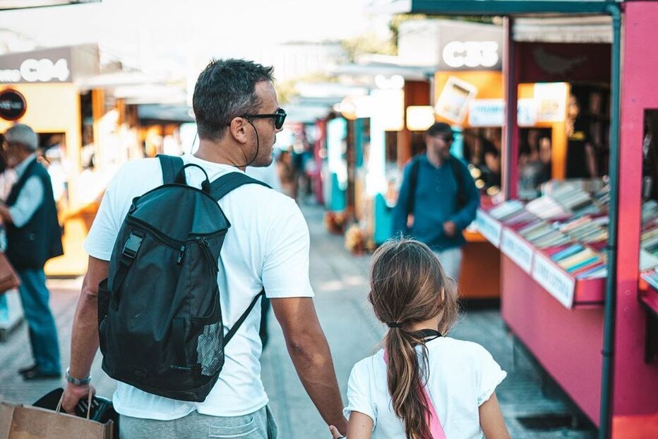 Pedro Teixeira e a filha Maria