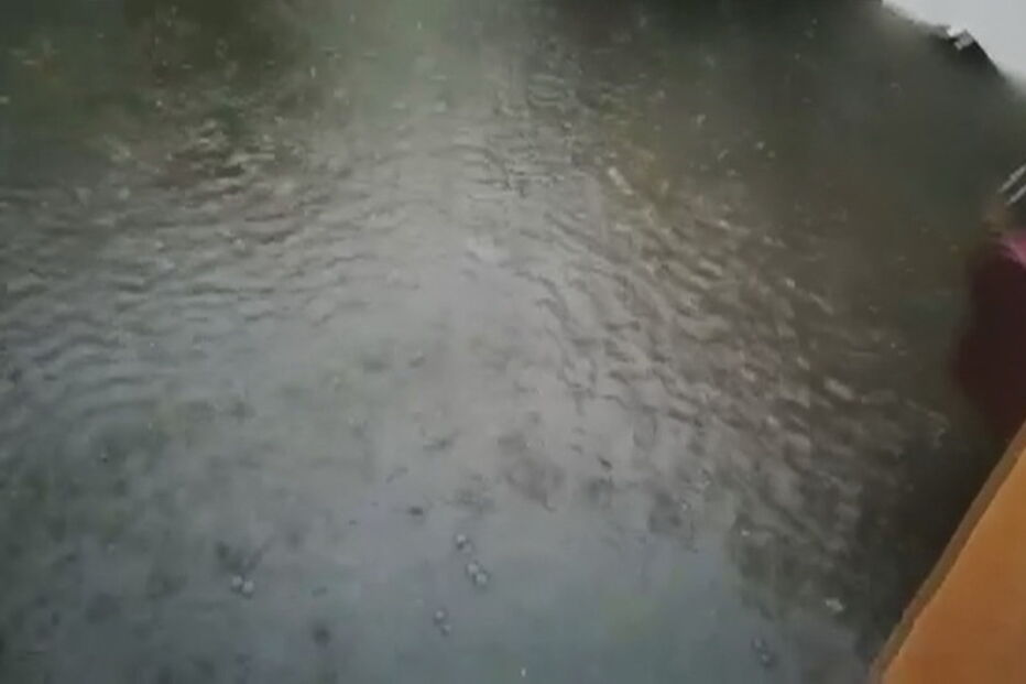 Chuva e trovoada provocam inundações e quedas de árvores em Évora