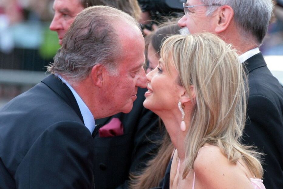 Juan Carlos e a ex-mulher