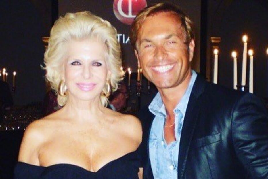 Lili Caneças ao lado do amigo, Paulo Pimenta