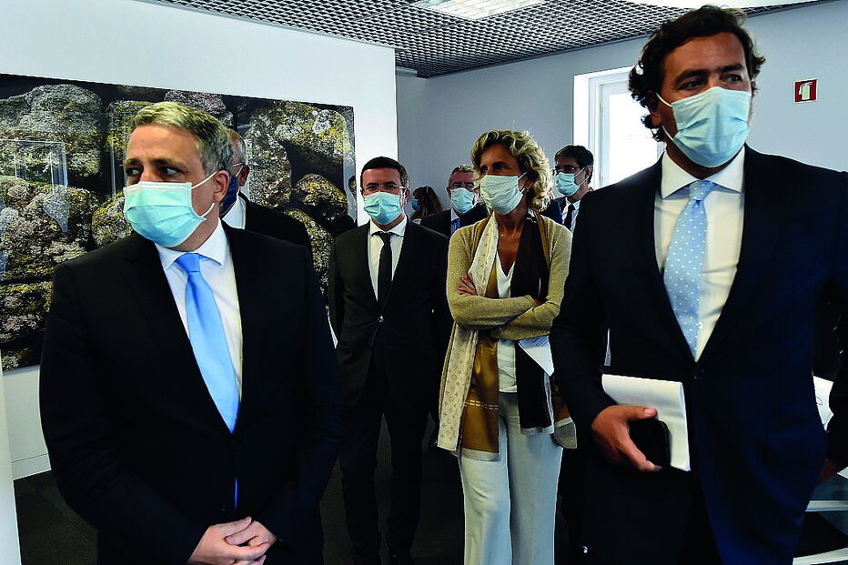 Paulo Macedo esteve em Mangualde, com a ministra Ana Abrunhosa na inauguração da nova imagem da CGD    