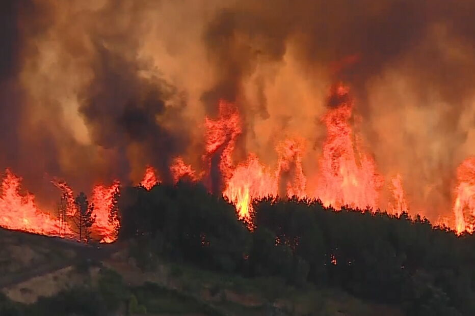 Incêndio em Oleiros 
