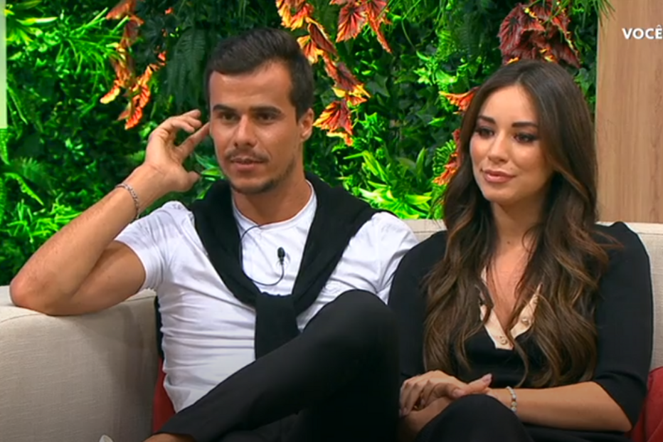Pedro Alves e Jéssica no 'Você na TV'
