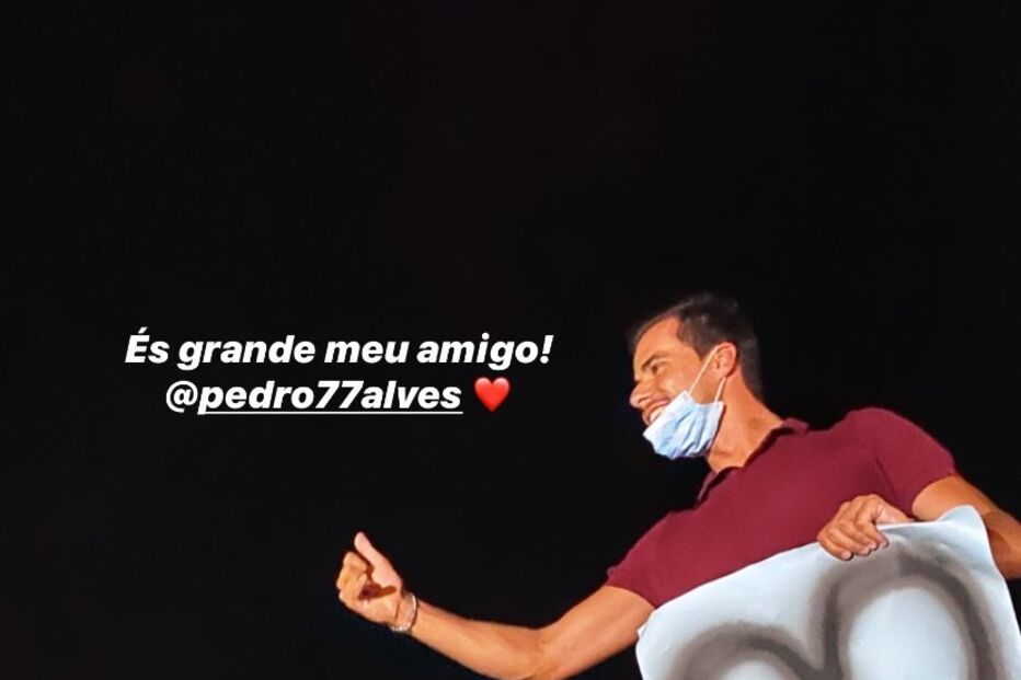 Pedro Alves do 'Big Brother' recebido em Penafiel pelos amigos