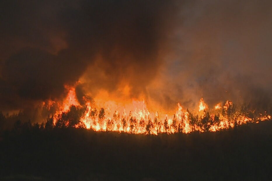 Incêndio na Covilhã ameaça aldeia de Sobral de São Miguel
