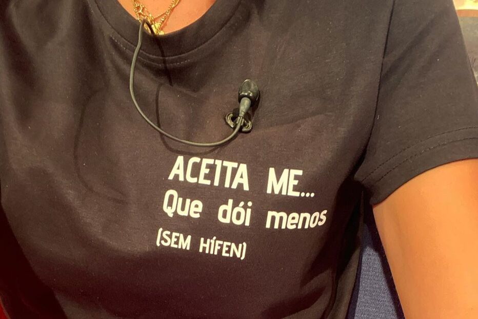 Pipoca mais Doce veste camisola com provocação