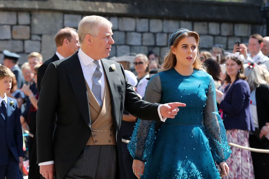 Princesa Beatrice e o pai, Príncipe André