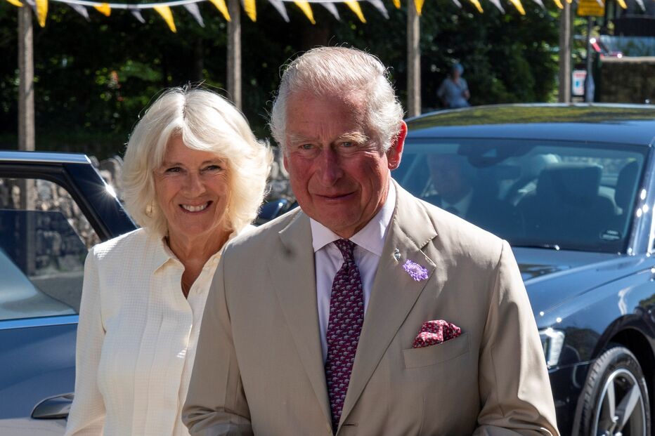 Princesa Beatrice e o príncipe Carlos