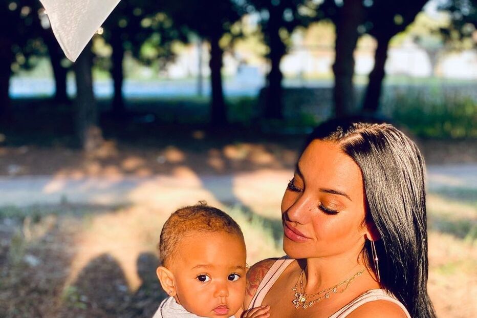 Joana Diniz e a filha Valentina