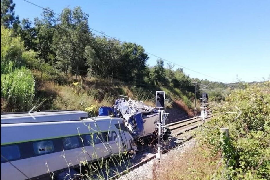 Tragédia em Soure: as imagens do acidente com comboio alfa pendular 