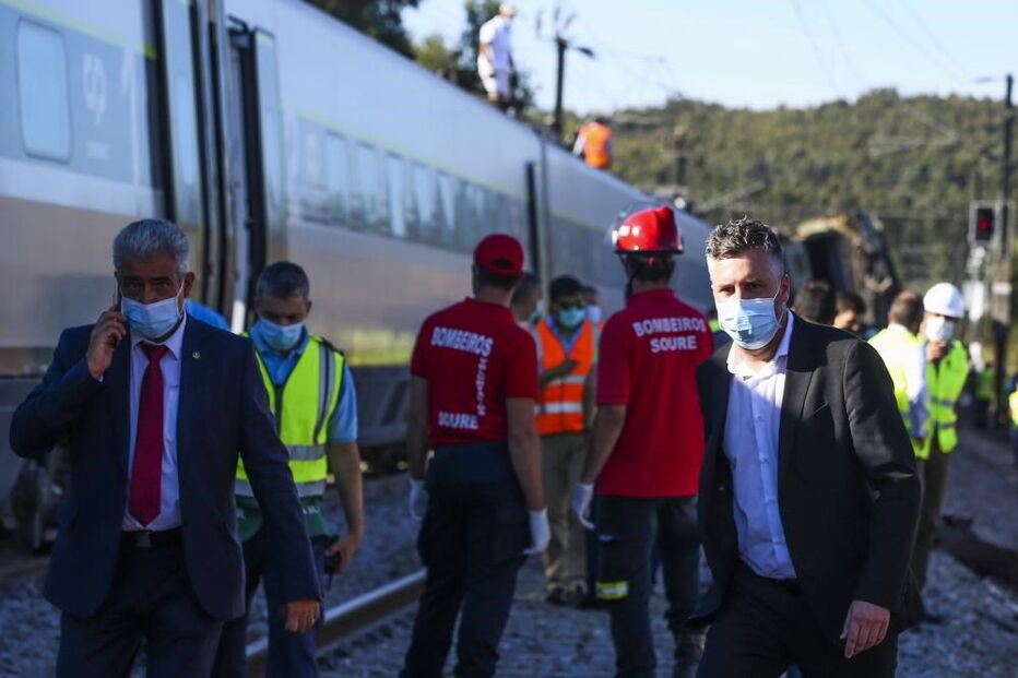 Tragédia em Soure: as imagens do acidente com comboio alfa pendular 