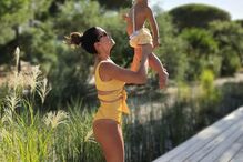 Dânia Neto e o filho