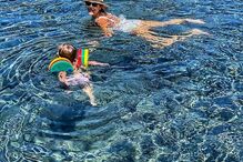 Dânia Neto e o filho