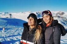 Rita Patrocínio e a irmã, Carolina Patrocínio 