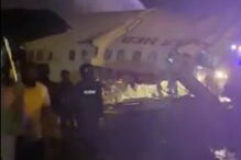 Avião parte-se em dois ao aterrar na Índia no meio de tempestade com 190 passageiros a bordo