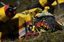 Canadair cai no Gerês