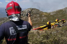 Canadair cai no Gerês