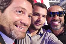 André Ventura com Olavo Bilac