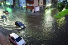 Tempestade inunda ruas e destrói culturas em Trás-os-montes