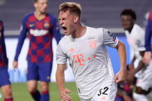 Joshua Kimmich celebra o quinto golo marcado
