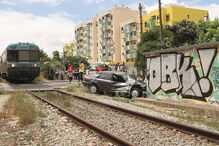 Passagem de nível de Portimão já foi palco de vários acidentes rodoviários 