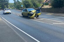 Condutor despista-se ao tentar tirar aranha de dentro do carro