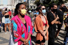 Centenas manifestam-se em Lisboa contra crescente à-vontade da extrema-direita