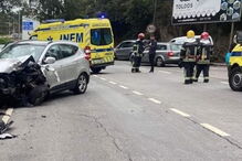 Acidente aparatoso com cinco carros faz sete feridos em Paredes