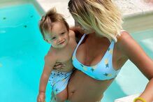 Jessica Athayde e o bebé Oliver