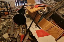 Parede de hotel cai em Évora e provoca pelo menos quatro feridos