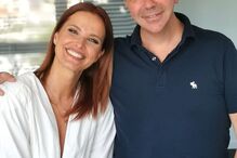 Nuno Santos ao lado de Cristina Ferreira