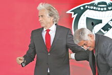 Jorge Jesus e Luís Filipe Vieira