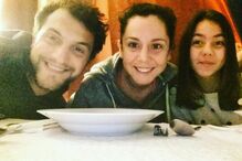 Sara Norte com a irmã Beatriz