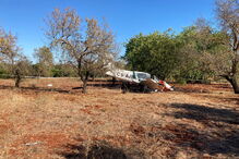 aterragem emergência, avioneta