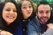 Sara Norte com os irmãos Beatriz e Diogo