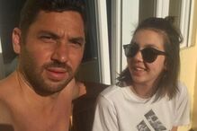 Beatriz com o pai João Ricardo