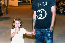 Craque com a filha em Vilamoura 