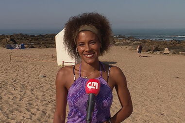 Repórter de Biquíni descobre a Praia do Homem do Leme