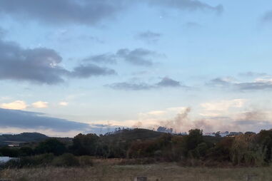 meios aéreos, incêndio, Sintra
