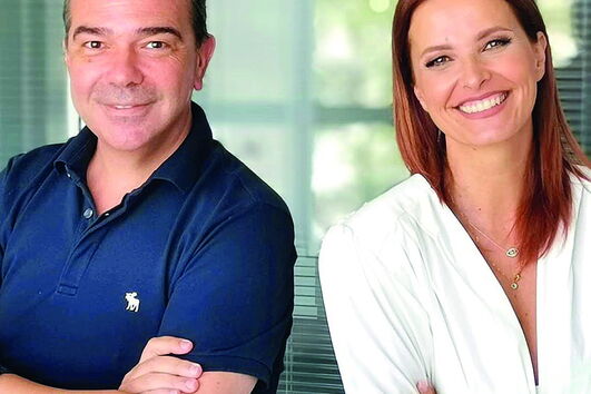 Nuno Santos, diretor-geral da TVI, e Cristina Ferreira, diretora de Entretenimento e Ficção